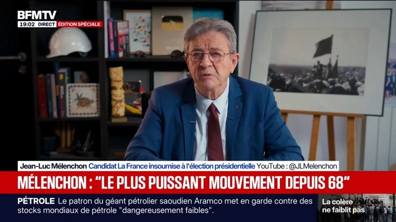 BLOCAGES DES LYCÉES: JEAN-LUC MÉLENCHON AFFIRME QU’IL S’AGIT DU « PLUS PUISSANT MOUVEMENT DE JEUNESSE LYCÉENNE ET ÉTUDIANTE DEPUIS MAI 68 »