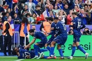 EN IMAGES. LE COACHING GAGNANT DE ZIDANE, LA FOUDRE OLISE FRAPPE LA BELGIQUE, DEMBÉLÉ ET LEPAUL SE RATENT