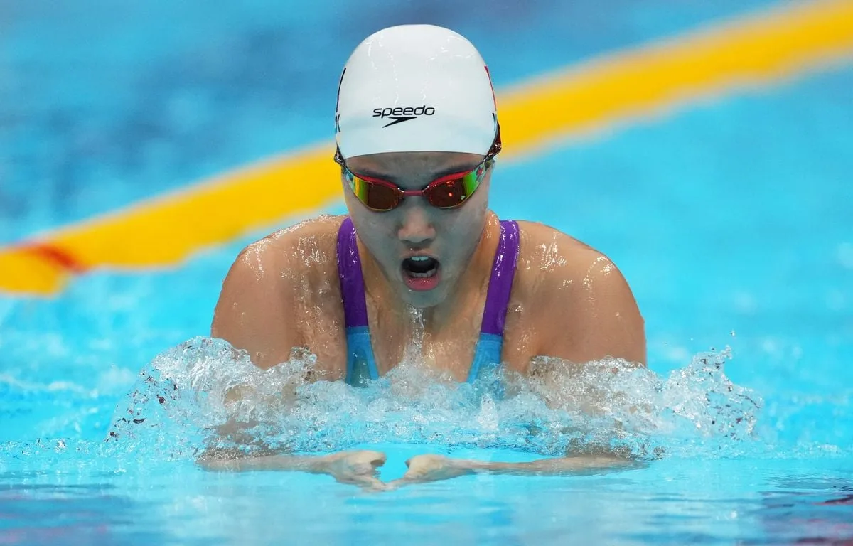 NATATION : A SEULEMENT 13 ANS, LA CHINOISE YU ZIDI SIGNE LA DEUXIÈME MEILLEURE PERFORMANCE DE L’HISTOIRE