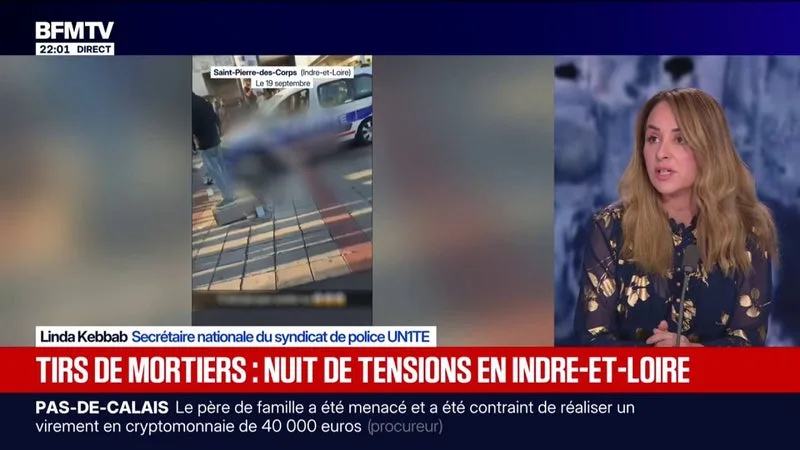 NUIT DE TENSIONS EN INDRE-ET-LOIRE: « IL Y A NEUF AGENTS QUI ONT ÉTÉ BLESSÉS », DÉCLARE LINDA KEBBAB, SECRÉTAIRE NATIONALE DU SYNDICAT DE POLICE UN1TÉ
