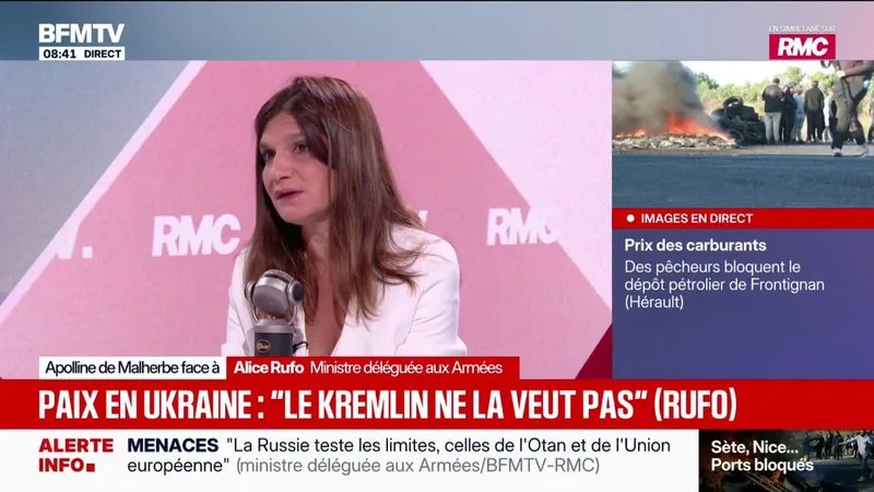 « L’URGENCE, C’EST DE RENFORCER LA PROTECTION DU CIEL DE L’UKRAINE », AFFIRME ALICE RUFO, MINISTRE DÉLÉGUÉE AUX ARMÉES