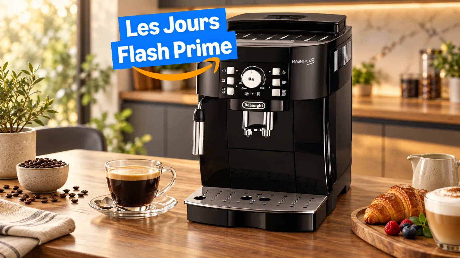 CAFÉ MOULU À LA TASSE : LA DE’LONGHI MAGNIFICA S DESCEND À 279,98€
