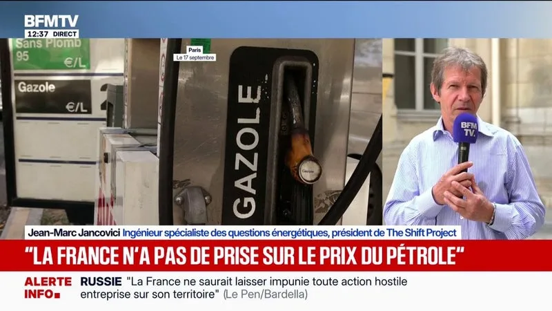 AIDES SUR LES CARBURANTS: « ÇA PROFITE AUTANT AUX GENS QUI N’ONT PAS DE PROBLÈMES DE FIN DE MOIS QU’AUX AUTRES, ET ÇA VIDE LES CAISSES DE L’ÉTAT », EXPLIQUE JEAN-MARC JANCOVICI, INGÉNIEUR ET SPÉCIALISTE DES QUESTIONS ÉNERGÉTIQUES