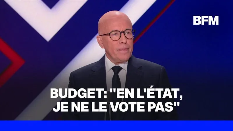 BUDGET: ÉRIC CIOTTI, PRÉSIDENT DE L’UDR, EST « TOTALEMENT OPPOSÉ » À L’INDEXATION DES PENSIONS