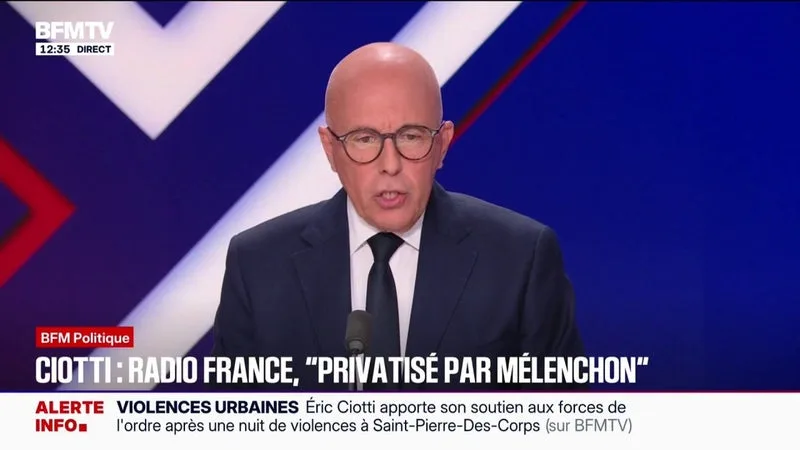 CANDIDATURE D’ÉRIC ZEMMOUR: « CE N’EST PLUS QU’UNE CANDIDATURE DE TÉMOIGNAGE », ASSURE ÉRIC CIOTTI, PRÉSIDENT DE L’UDR ET MAIRE DE NICE