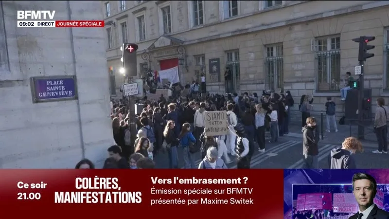 COLÈRE LYCÉENNE: LE LYCÉE HENRI IV MOBILISÉ