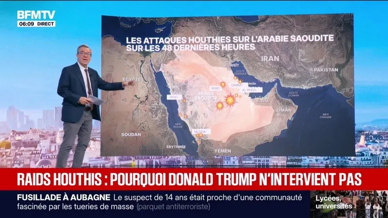 L’ÉDITO INTERNATIONAL – APRÈS LA SÉRIE D’ATTAQUES DES HOUTHIS À RIYAD, POURQUOI DONALD TRUMP N’INTERVIENT PAS?