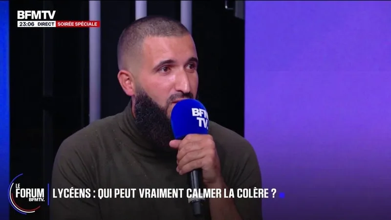 FORUM BFMTV – MOBILISATION LYCÉENNE: « VOUS AVEZ RÉVEILLÉ LA FRANCE », ESTIME KÉVIN, GARDIEN D’IMMEUBLE