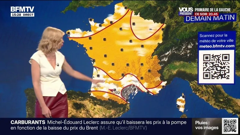 LA MÉTÉO POUR CE LUNDI 5 OCTOBRE 2026