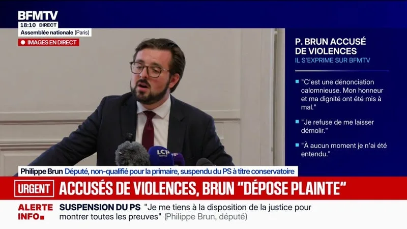 « JE NE SAIS MÊME PAS DE QUOI JE SUIS ACCUSÉ », AFFIRME PHILIPPE BRUN ÉCARTÉ DE LA PRIMAIRE PS