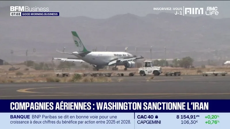 COMPAGNIES AÉRIENNES : WASHINGTON SANCTIONNE L’IRAN
