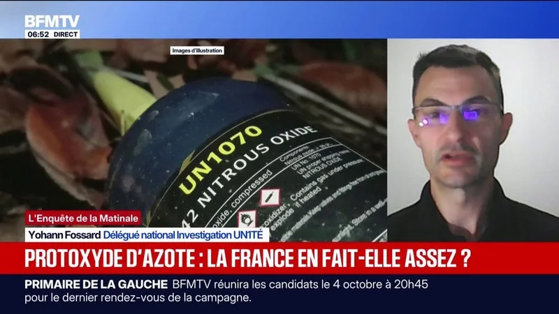 L’ENQUÊTE DE LA MATINALE – PROTOXYDE D’AZOTE: UNE CONSOMMATION QUI NE CESSE D’EXPLOSER