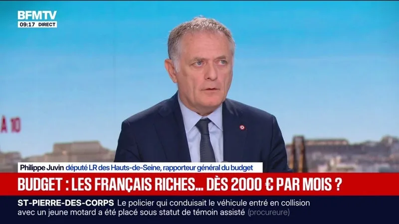 BUDGET: « ON EST SUR LE PONT DU TITANIC, IL Y A L’ICEBERG QUI ARRIVE », ALERTE PHILIPPE JUVIN, DÉUPTÉ LR ET RAPPORTEUR GÉNÉRAL DU BUDGET