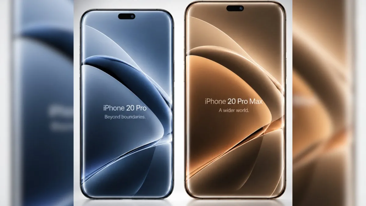 IPHONE 20 PRO : UNE PREMIÈRE FUITE DÉVOILE LA TAILLE DES ÉCRANS POUR 2027