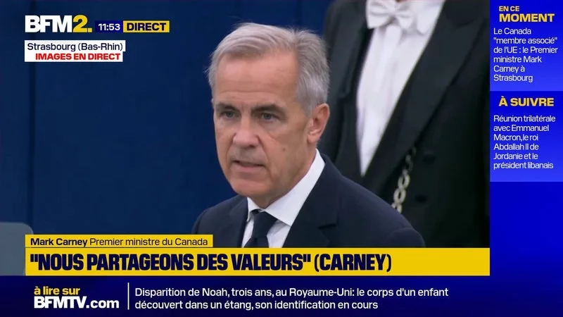 ALLIANCE CANADA-UE: « NOUS PARTAGEONS DES VALEURS », DÉCLARE LE PREMIER MINISTRE CANADIEN, MARK CARNEY