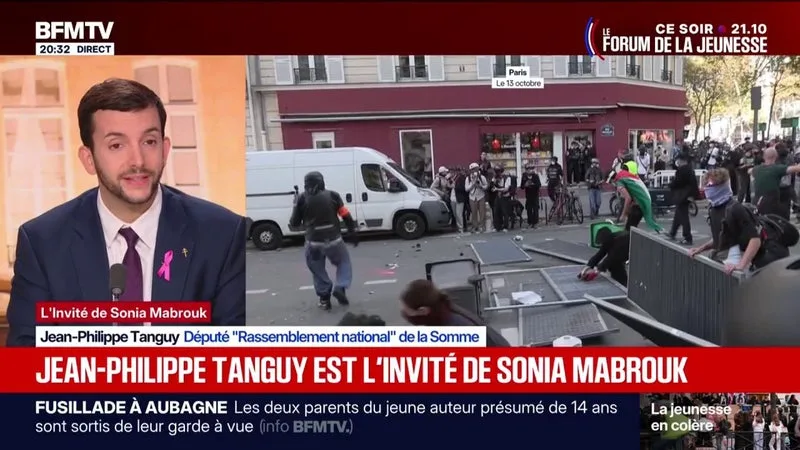 « NOUS AVONS TOUJOURS PENSÉ AU RN QU’IL Y AVAIT DES MOYENS D’ARRÊTER PRÉVENTIVEMENT » LES CASSEURS, EXPLIQUE JEAN-PHILIPPE TANGUY (RN)