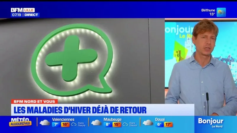BFM NORD ET VOUS: LES MALADIES D’HIVER FONT UN RETOUR EN FORCE