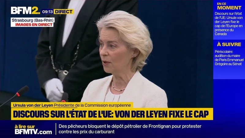 « NOUS AVONS LÀ UNE EUROPE DONT NOUS POUVONS ÊTRE ÉMINEMMENT FIERS » DÉCLARE URSULA VON DER LEYEN
