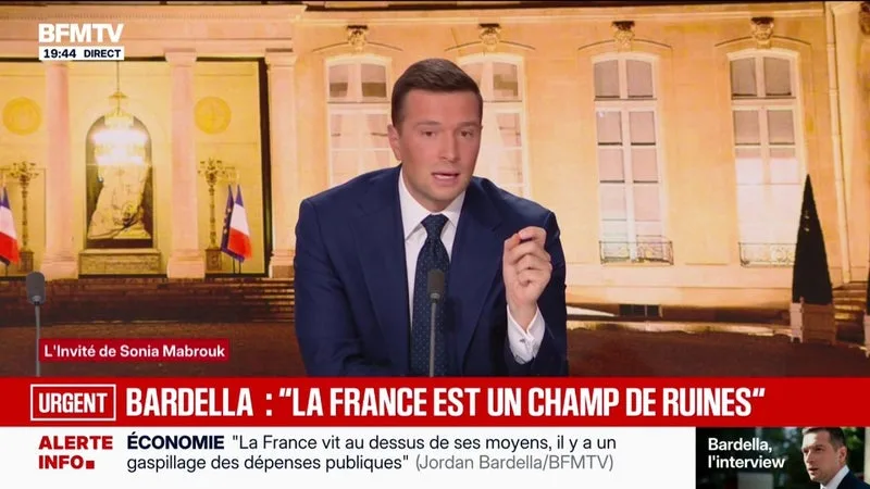 POUVOIR D’ACHAT: JORDAN BARDELLA « COMPREND LA COLÈRE » DES FRANÇAIS MAIS ESTIME QUE SON RÔLE « N’EST PAS DE DESCENDRE DANS LA RUE »