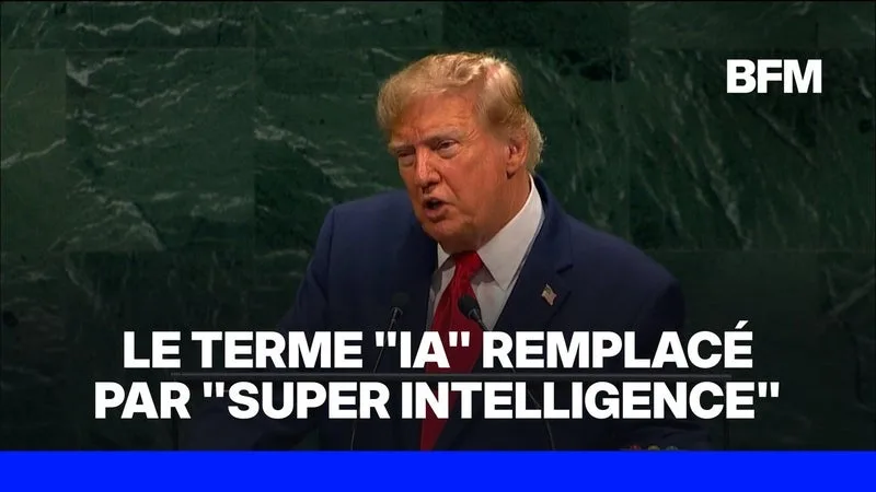 DONALD TRUMP VEUT REMPLACER LE TERME « INTELLIGENCE ARTIFICIELLE » PAR « SUPER INTELLIGENCE » DANS LES DOCUMENTS OFFICIELS