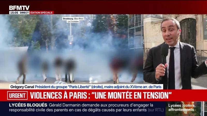COLÈRE LYCÉENNE: « LES PARENTS DOIVENT ASSUMER LEURS RESPONSABILITÉS », ASSURE LE MAIRE ADJOINT DU XVE ARRONDISSEMENT DE PARIS