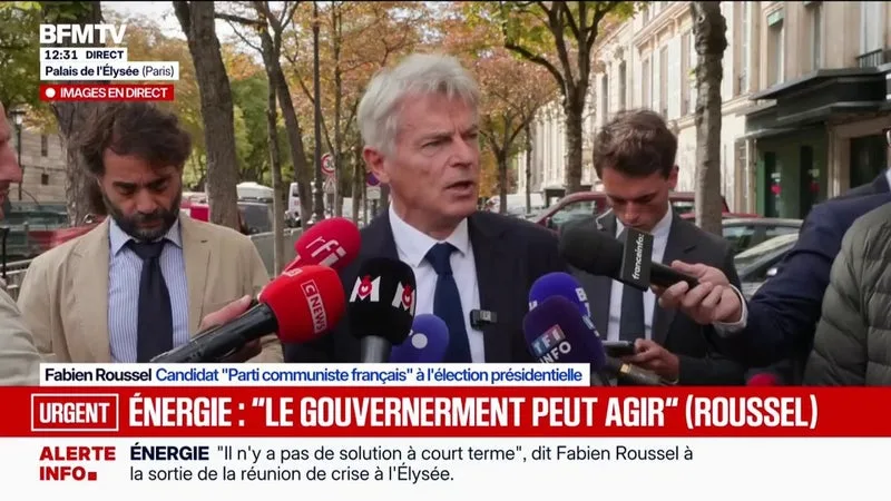 « IL N’Y AURA PAS DE SOLUTION MILITAIRE (…) QUE CE SOIT EN UKRAINE COMME AU PROCHE ET AU MOYEN-ORIENT », ASSURE FABIEN ROUSSEL, CANDIDAT PCF À LA PRÉSIDENTIELLE