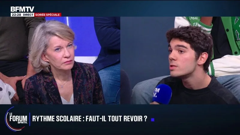 FORUM BFMTV – L’ÉCHANGE ENTRE HENRY, LYCÉEN ET ANNE GENETET, ANCIENNE MINISTRE DE L’ÉDUCATION NATIONALE