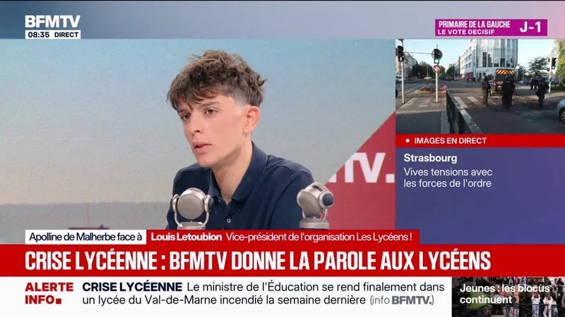 PARCOURSUP: « UN STRESS PERMANENT » QUI EST « INACCEPTABLE », ESTIME LOUIS LETOUBLON, VICE-PRÉSIDENT DE L’ORGANISATION « LES LYCÉENS ! »