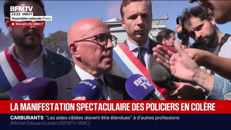 MANIFESTATION DES POLICIERS: « LA SÉCURITÉ N’A JAMAIS ÉTÉ UNE PRIORITÉ POUR LE PRÉSIDENT DE LA RÉPUBLIQUE », JUGE ÉRIC CIOTTI