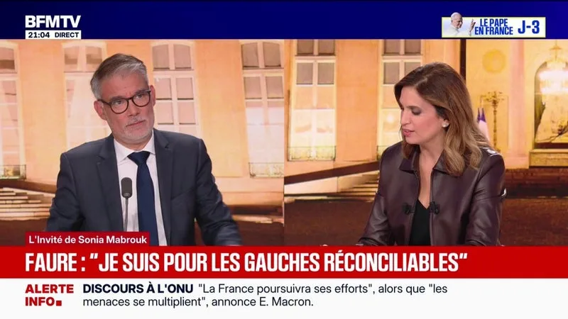 ÉVICTION DE CHARLES SAPIN: « UNE DÉCISION BIENVENUE » POUR OLIVIER FAURE, CANDIDAT À LA PRIMAIRE SOCIALISTE
