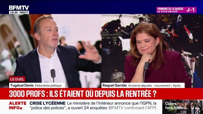 3.000 REMPLAÇANTS DANS LES LYCÉES: « CROIRE QUE ÇA VA CALMER LA COLÈRE DE CES ÉMEUTIERS, JE N’Y CROIS ABSOLUMENT PAS », JUGÉ L’ÉDITORIALISTE POLITIQUE TUGDUAL DENIS