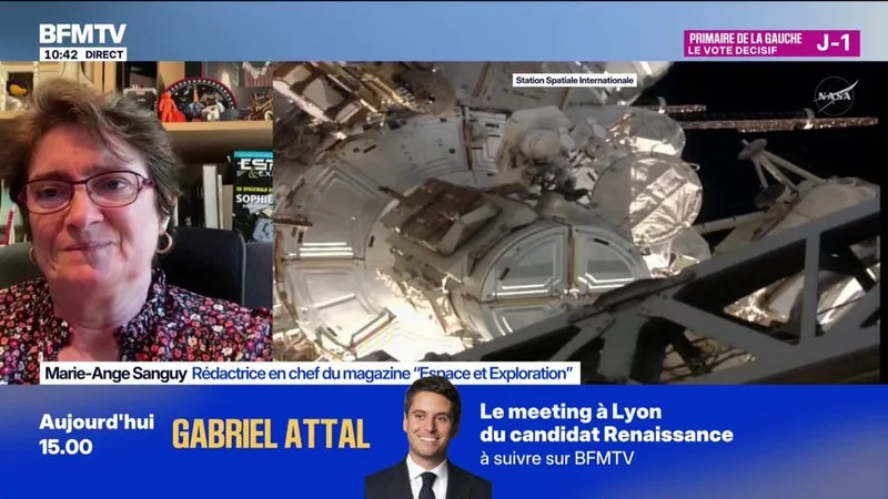 « IL PEUT TOUJOURS Y AVOIR UN COUAC », EXPLIQUE MARIE-ANGE SANGUY, RÉDACTRICE EN CHEF DU MAGASINE « ESPACE ET EXPLORATION », QUI REVIENT SUR LA MISSION DE SOPHIE ADENOT DANS L’ESPACE