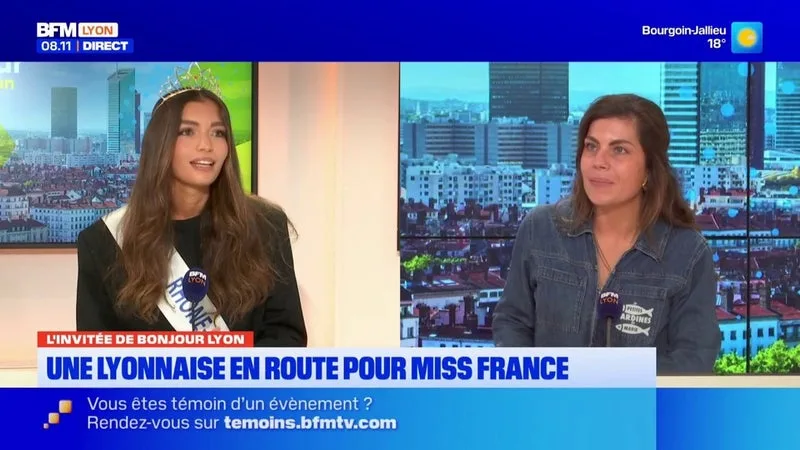 LA NOUVELLE MISS RHÔNE ALPES 2026, JULIA GRID-COSTANTINO EST L’INVITÉ DE BONJOUR LYON