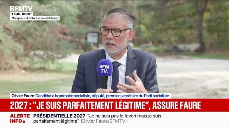 OLIVIER FAURE, PREMIER SECRÉTAIRE DU PS ET CANDIDAT À LA PRIMAIRE SOCIALISTE: « NOTRE VOCATION EST DE RASSEMBLER LARGEMENT LA GAUCHE ET LES ÉCOLOGISTES POUR POUVOIR AVANCER »