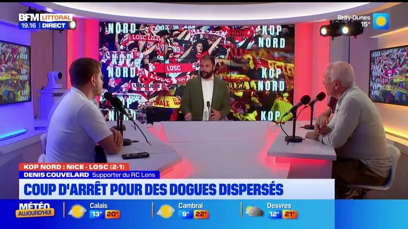KOP NORD DU LUNDI 21 SEPTEMBRE – COUP D’ARRÊT POUR DES DOGUES DISPERSÉS