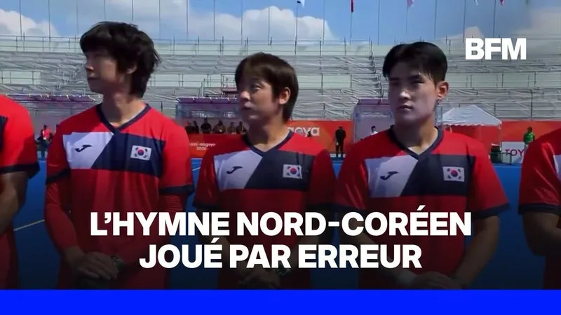 JEUX ASIATIQUES: L’HYMNE NORD-CORÉEN JOUÉ PAR ERREUR AVANT UN MATCH DE LA CORÉE DU SUD