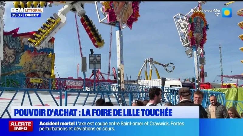 LA FOIRE DE LILLE TOUCHÉE PAR LA BAISSE DU POUVOIR D’ACHAT