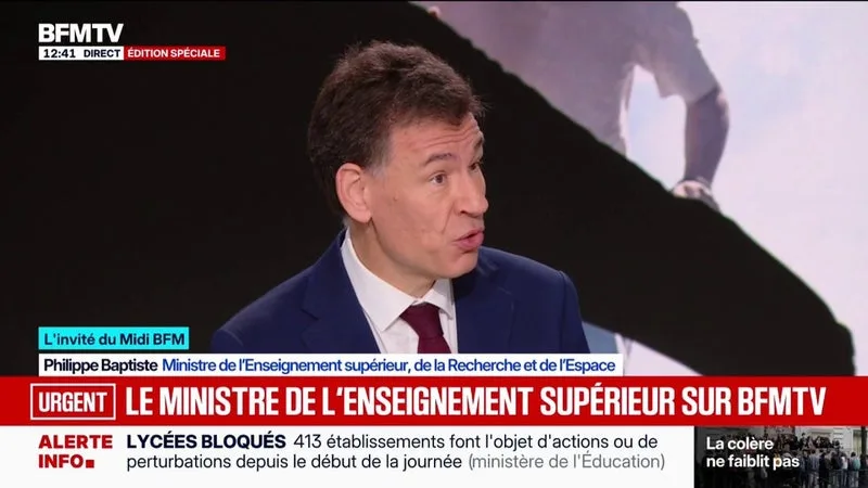 LYCÉE VAUQUELIN PRIS POUR CIBLE: « CES IMAGES SONT PROFONDÉMENT CHOQUANTES », JUGE LE MINISTRE DE L’ENSEIGNEMENT SUPÉRIEUR