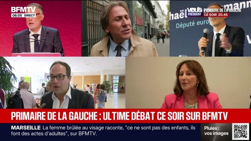 PRIMAIRE SOCIALISTE ET PLACE PUBLIQUE: L’ULTIME DÉBAT À SUIVRE CE SOIR SUR BFMTV