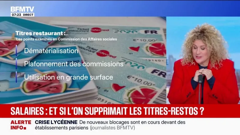 L’ÉDITO ÉCO – TITRES-RESTAURANT: VERS UNE LIMITE DE 10 À 15 EUROS PAR JOUR DANS LES SUPERMARCHÉS?
