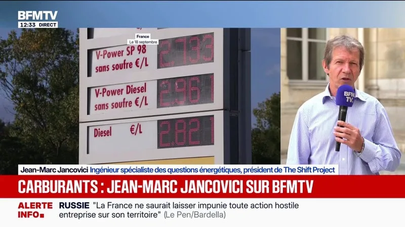 CRISE DES CARBURANTS: « CE N’EST PAS UNE SURPRISE », AFFIRME JEAN-MARC JANCOVICI, INGÉNIEUR ET SPÉCIALISTE DES QUESTIONS ÉNERGÉTIQUES