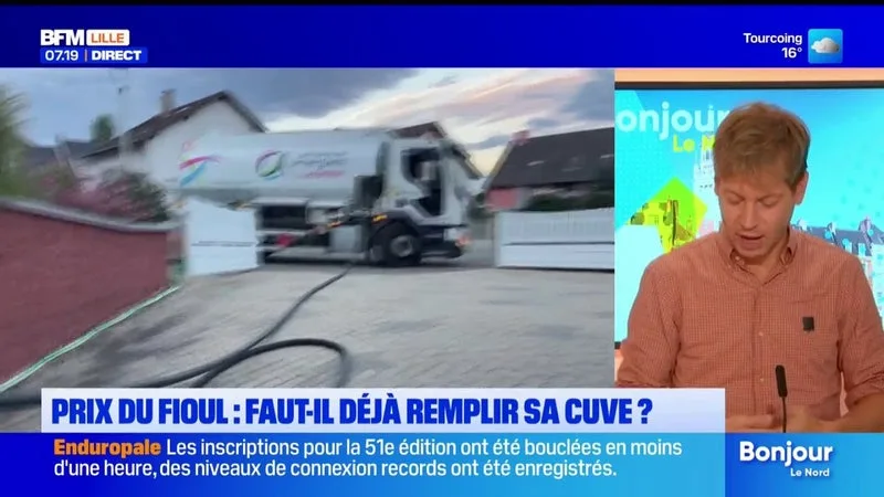 BFM NORD ET VOUS: L’AUTOMNE ARRIVE, FAUT-IL DONC DÉJÀ REMPLIR SA CUVE DE FIOUL ?