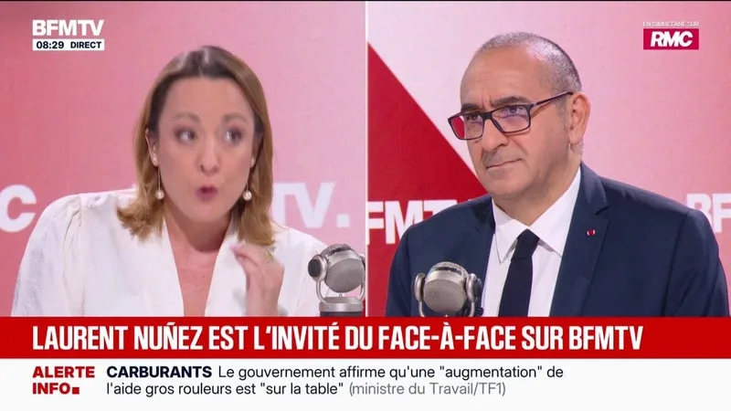 SAINT-PIERRE-DES-CORPS: LAURENT NUÑEZ, MINISTRE DE L’INTÉRIEUR, DÉNONCE LES « VIOLENCES URBAINES »