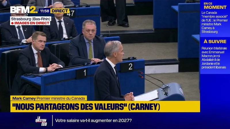 L’EUROPE ET LE CANADA « ENCORE PLUS FORTS LORSQU’ILS S’UNISSENT », AFFIRME MARK CARNEY