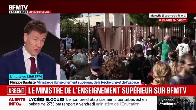 COLÈRE LYCÉENNE: « DANS UN ÉTAT DE DROIT, LA VIOLENCE N’A PAS SA PLACE », RAPPELLE LE MINISTRE DE L’ENSEIGNEMENT SUPÉRIEUR