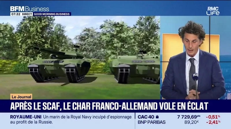 LE PROJET DE CHAR FRANCO-ALLEMAND VOLE EN ÉCLATS