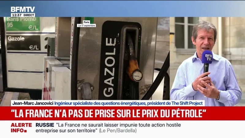 CRISE DES CARBURANTS: « LA QUESTION EST DE SAVOIR À QUELLE VITESSE ON DEVIENT DE MOINS EN MOINS DÉPENDANTS DU PÉTROLE », EXPOSE JEAN-MARC JANCOVICI, INGÉNIEUR ET SPÉCIALISTE DES QUESTIONS ÉNERGÉTIQUES