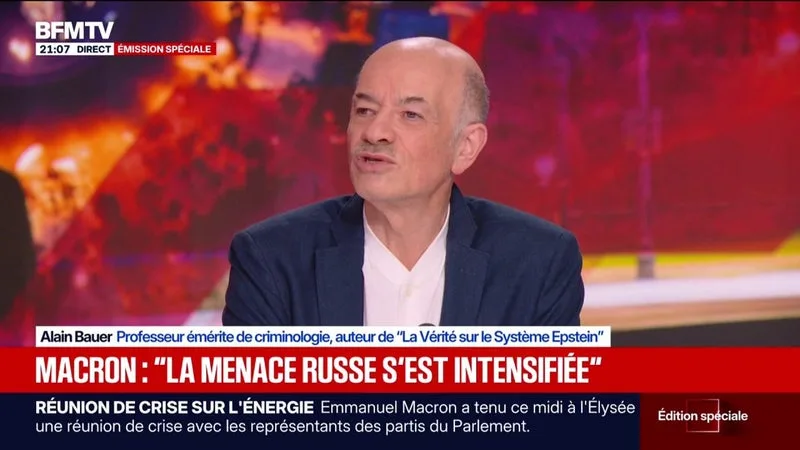 MENACE RUSSE: « LA FRANCE N’EST PAS EN SITUATION DE MENER UNE GUERRE », OBSERVE ALAIN BAUER, PROFESSEUR ÉMÉRITE