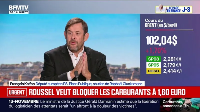 CRISE DES CARBURANTS: « EMMANUEL MACRON SE FAIT L’AVOCAT DE MONSIEUR POUYANNÉ », ASSURE FRANÇOIS KALFON, DÉPUTÉ EUROPÉEN PS-PLACE PUBLIQUE