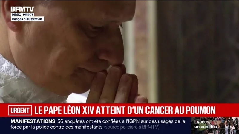 LÉON XIV: L’OPÉRATION DU PAPE AU POUMON « S’EST CONCLUE POSITIVEMENT », LA TUMEUR RETIRÉE ÉTAIT CANCÉREUSE